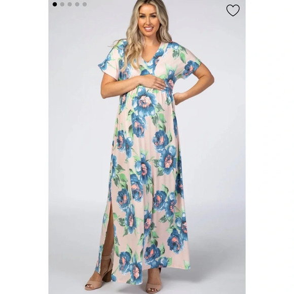 Pinklush Dresses & Skirts - New* Pinkblush Floral‎ Maxi Maternity Dress